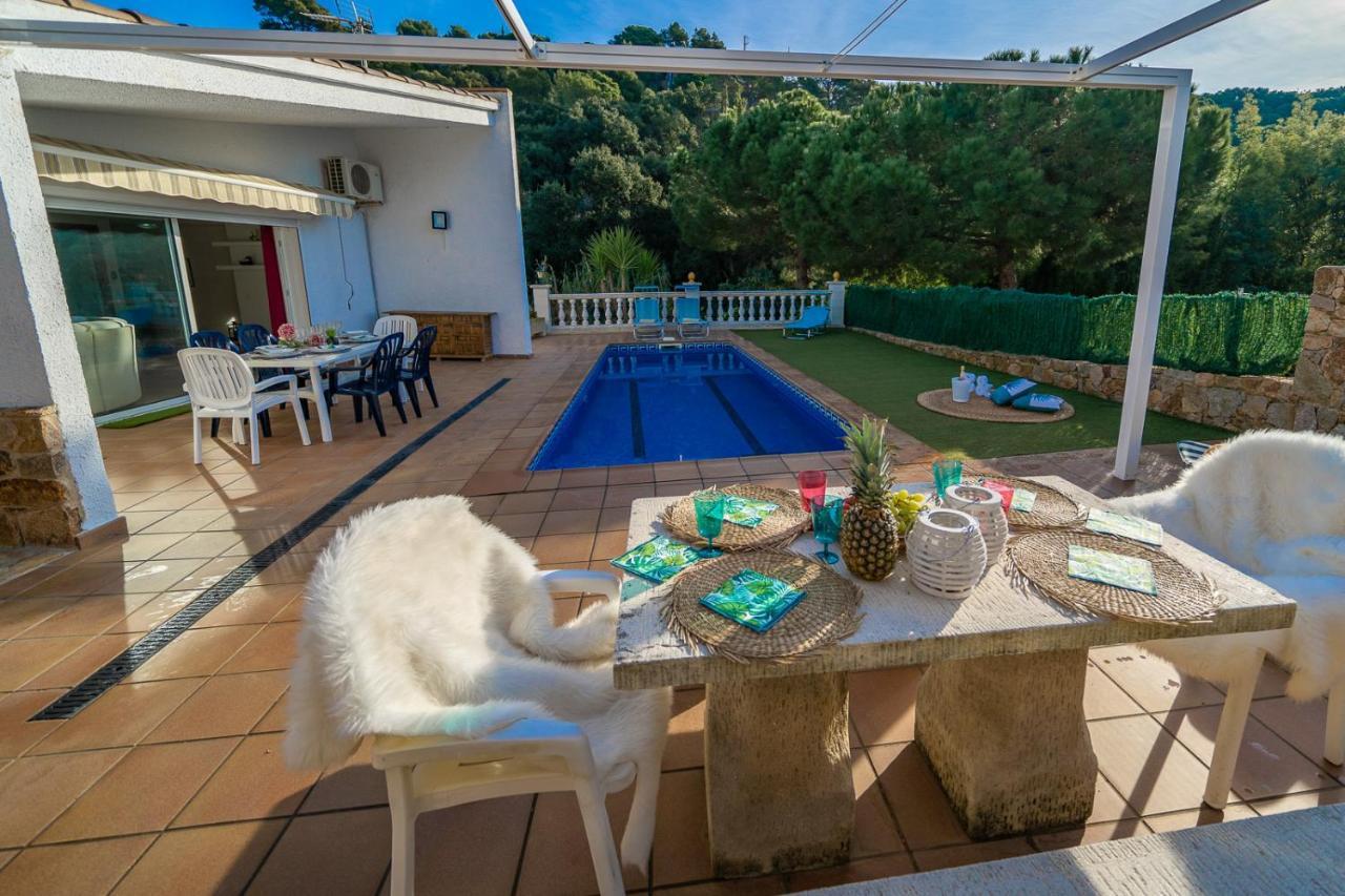 Villa Natura Lux, Piscina Privada Y Zona Exterior トッサ・デ・マール エクステリア 写真